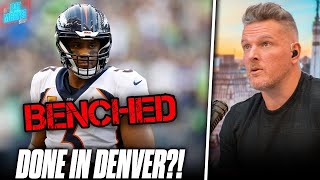 Russell Wilson Benched Final 2 Games, Ride Seems Done In Denver | Pat McAfee Reacts