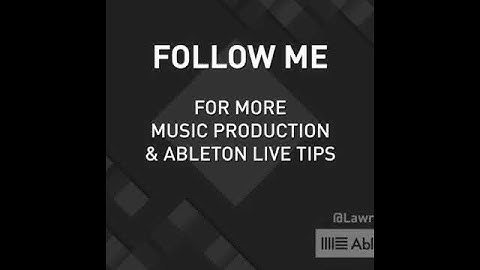 Music production quick tip: Create 80