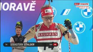 BIATHLON 2024 CHAMPIONNATS DU MONDE NOVE MESTO INDIVIDUEL HOMMES 2024