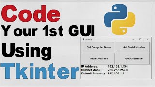 Code Your 1st GUI with Python