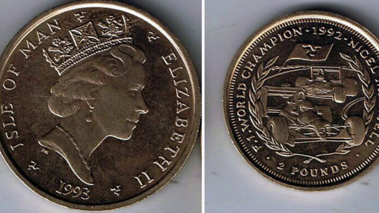 1993 Isle of Man NIGEL MANSELL £2 Coin WORTH?