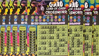 THE GREATEST OF ALL TIME CROSSWORD! $40 OF PENNSYLVANIA LOTTERY $5 SCRATCH OFF TICKETS #lottery #win