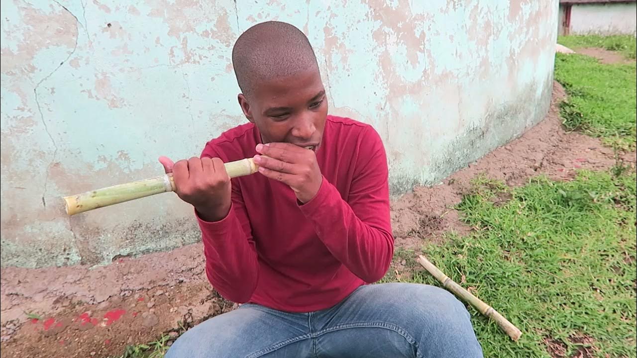 How To Eat Sugarcane the African Way YouTube