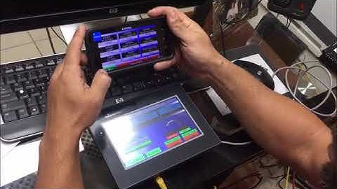 Remote access to the HMI from a cell phone.