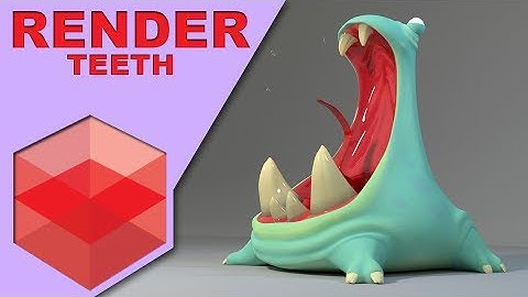 How Do I Render: Teeth (Redshift & Maya)