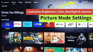 iFFALCON Android TV | Picture Mode Settings | Customize Brightness | Backlight | Gamma | Color