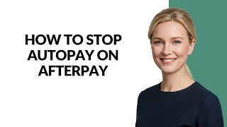HOW TO STOP AUTOPAY ON AFTERPAY - Julia'sTutorials