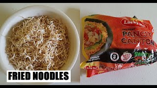 Pancit canton fried noodles