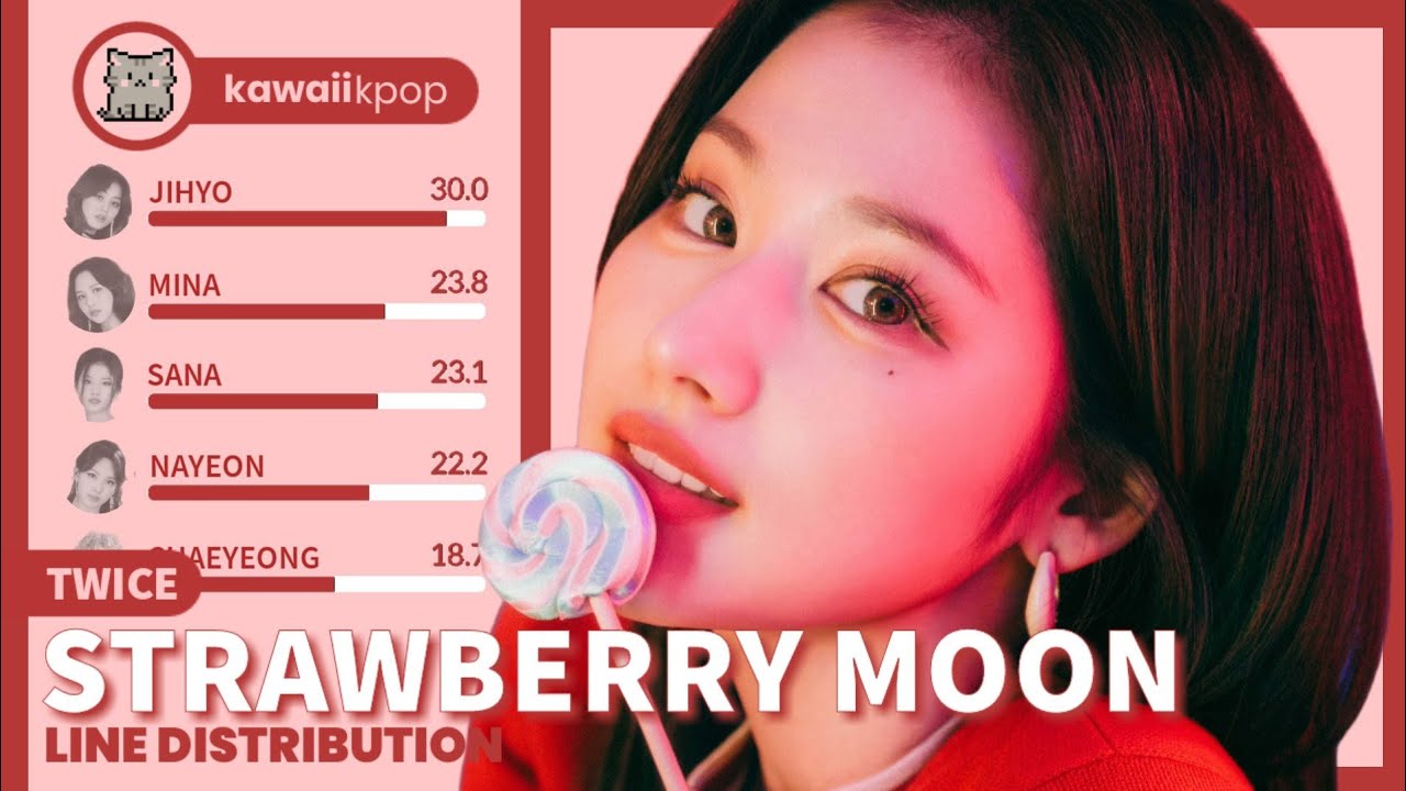 TWICE Strawberry Moon (Line Distribution) YouTube