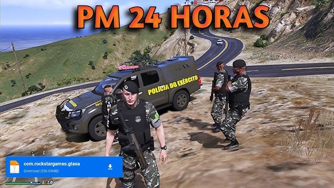 SAIU!! GTA V ANDROID POLICIA 24 HORAS!! +GRÁFICOS E EFEITOS ORIGINAIS (MOD  GTA SA) - video Dailymotion