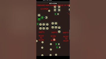 LA-H792P laptop onboard ram disable incase of micron onboard ram chip #lciit #shorts