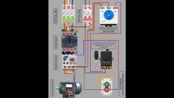 DOL Starter Relay Wireless Remote Control and auto-Manual Control Wiring Diagram Explained