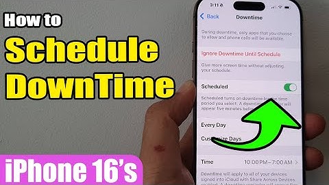 🕑 How to Schedule DownTime to Turn On/Off Automatically on iPhone 16/16 Pro Max ⏰ | iOS 18 Guide