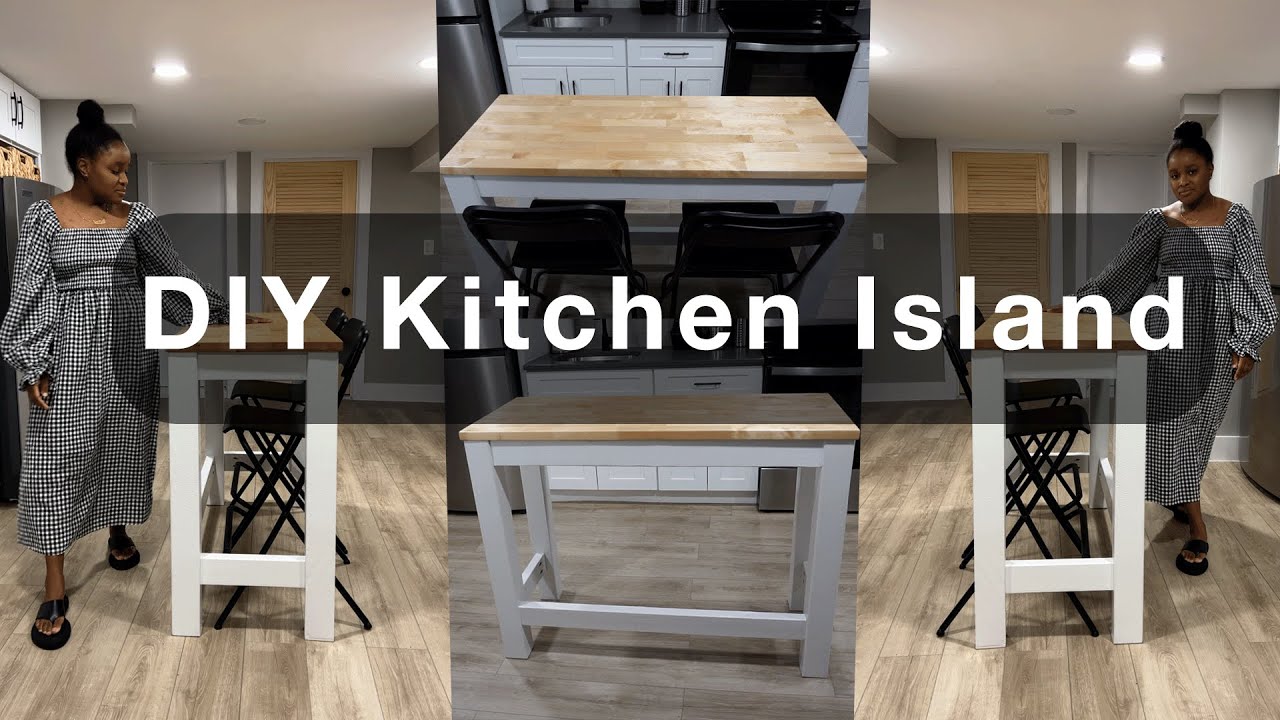 Installing Butcher Block on a Kitchen Island - Sew Woodsy