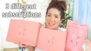 Reviewing ALL 3 IPSY Glam Bag Subscriptions