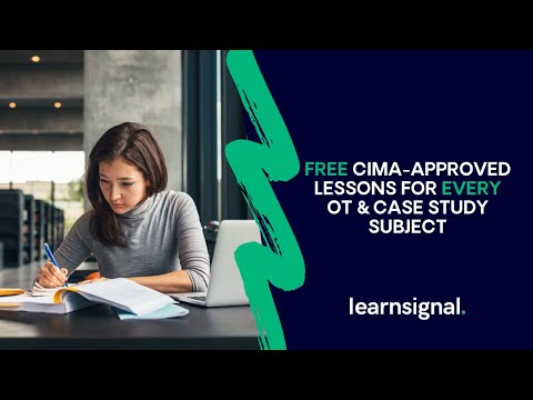 Get Free CIMA APPROVED Lessons For Every OT Case Study Subject Learnsignal