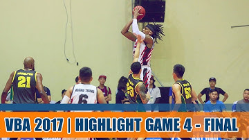 Highlight Bóng Rổ || Game 4 - Chung Kết VBA 2017: Cantho Catfish vs Thang Long Warriors 29/11