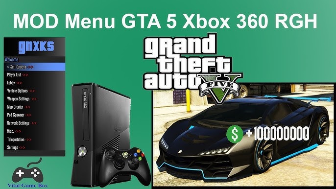 How to activate mod menu in Gta v (Xbox 360 Fat Edition) [very