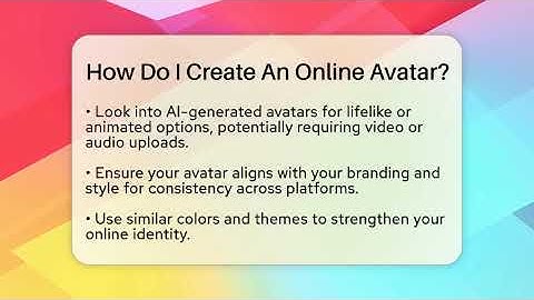 How Do I Create An Online Avatar? - Everyday-Networking