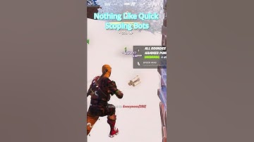Nothing like quick scoping bots. Sub For More!! #fortniteshorts #quickscope