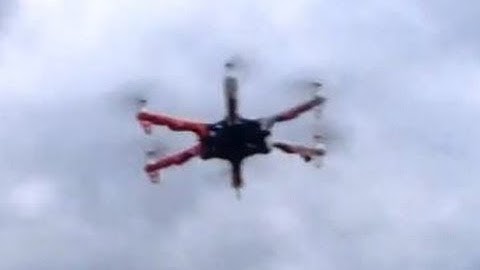 H550 HobbyKing Hexacopter DJI F550 KK2 Battery life test flight