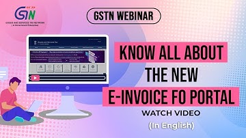Want to Know all about the New e-Invoice FO Portal? Watch video in English...