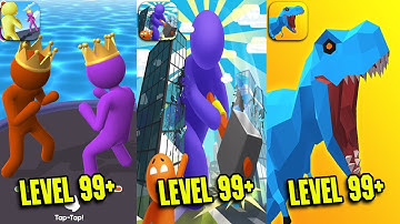 Giant Rush, Giant Rush!, Dinosaur Rampage Gameplay walkthroughs (Android/iOS)