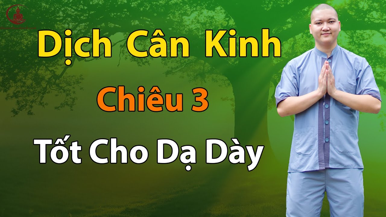 Hướng Dẫn Dịch Cân Kinh Tốt Cho Bệnh Dạ Dày Chiêu 3 Youtube 