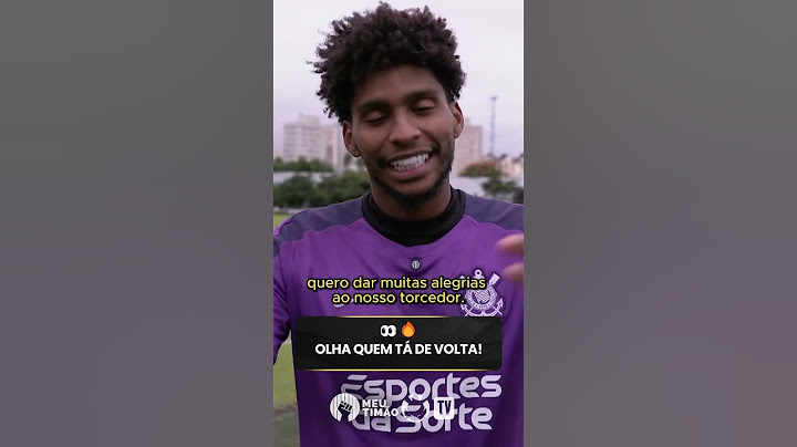 HUGO SOUZA ESTÁ DE VOLTA AO CORINTHIANS APÓS LESÃO