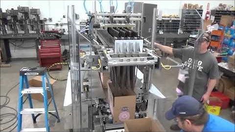 Hamrick Manufacturing - Model 360 Case Packer for Brewery (HD)