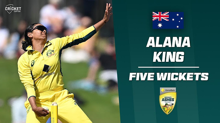King cleans up England for first five-wicket haul | Women's Ashes 2024-25