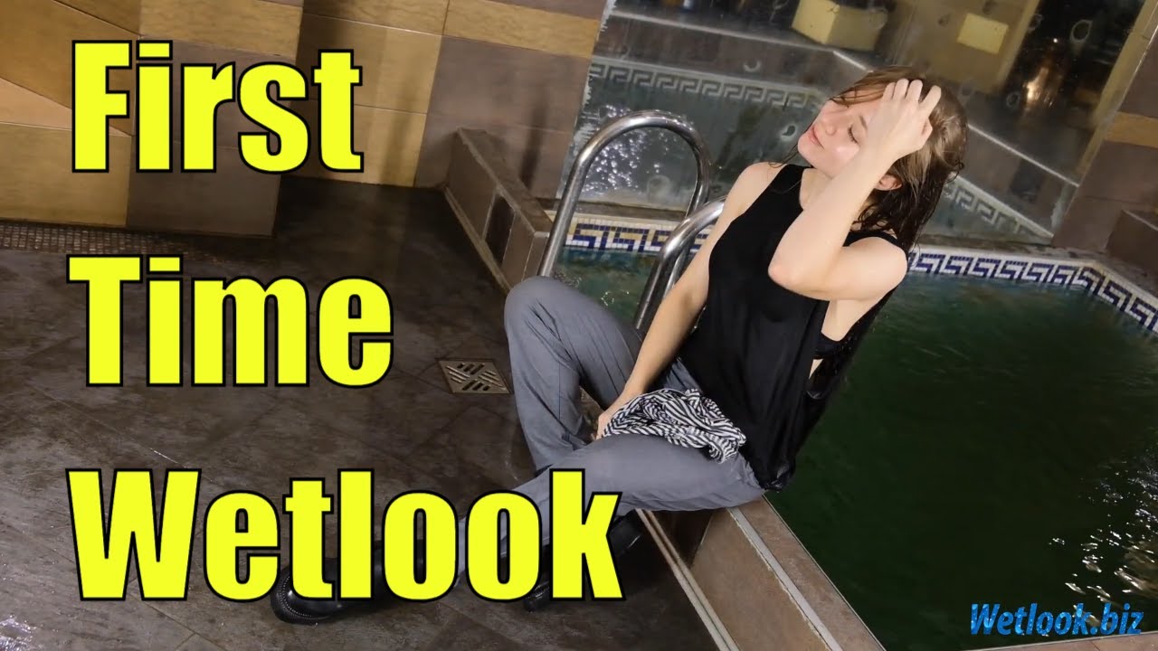 ⁣Wetlook girl first time | Wetlook shirt | Wetlook leather boots