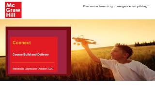 McGraw Hill Connect Webinar: Course Build & Delivery hosted by RCYCI eLearning Agency