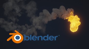 Fireball Simulation in Blender