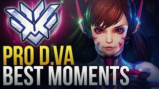 BEST PRO D.VA MOMENTS - Overwatch Montage