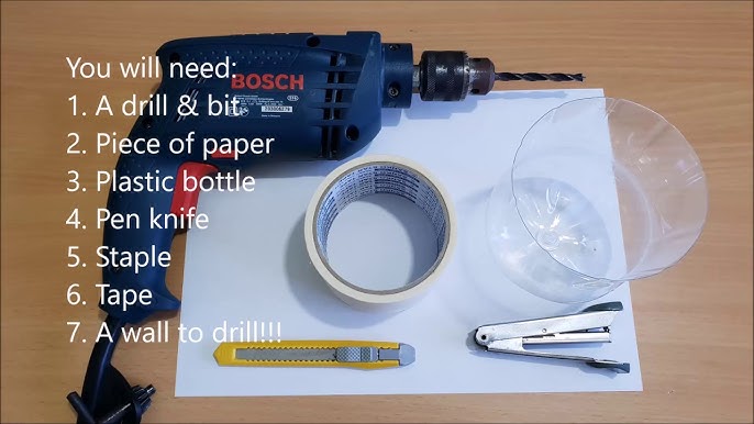 ESP] Como hacer un recolector de polvo casero para taladro - [ENG] How to  make a homemade drill dust collector. — Hive