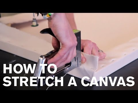 How To Stretch a Canvas