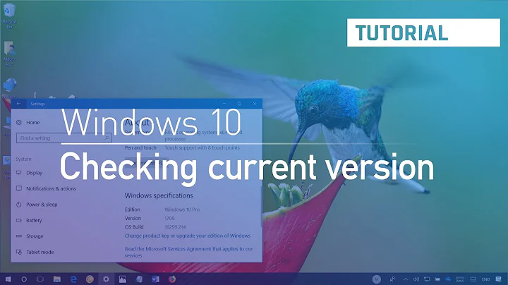 Windows 10 tutorial: Check if your PC is running Fall Creators Update