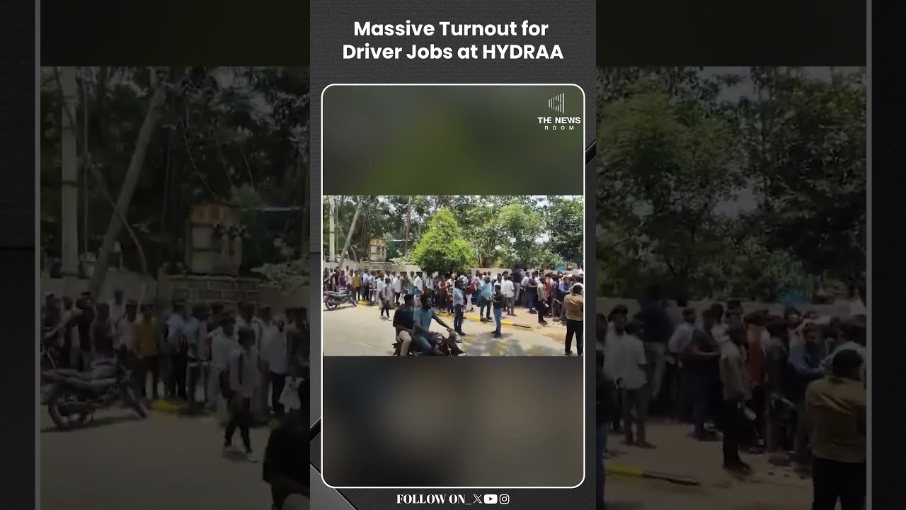 Huge Response for HYDRAA Driver Jobs | Priority to Constable Exam Aspirants