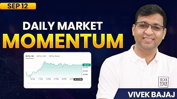 Market Momentum 12Sep | Vivek Bajaj