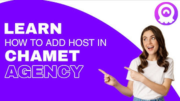 How to Add Host In Chamet Agency | Chamet Agency Registration | Step By Step