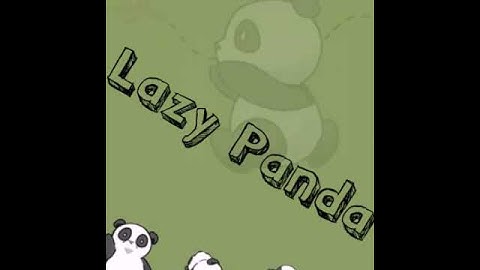 INTRO video - lazy panda