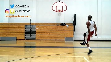 Stepback Dribble, In & Out-Cross, Thru-Legs Dribble Pullup Jumper Pt. 1 | Dre Baldwin