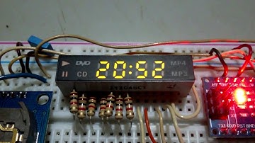 DS1307 Real Time Clock RTC, Arduino Nano and the Recycled DVD 7 Segment LED Display