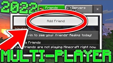 How To Play Multiplayer In Minecraft Bedrock Edition 2022! (Android, IOS, Xbox, PS5, Windows 11)