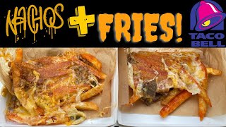 Taco Bell Grilled Cheese Nacho Fries: Beef & Spicy Steak Review