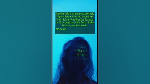 Biggest DDOS attack on Google ever #shorts