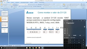CONFIGURAÇÃO MODBUS RTU CLP DELTA