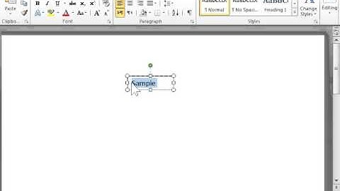 Format Text to Fit in a Text Box - Word 2010