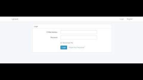 Laravel Auth Login With Email Or Username In One Field